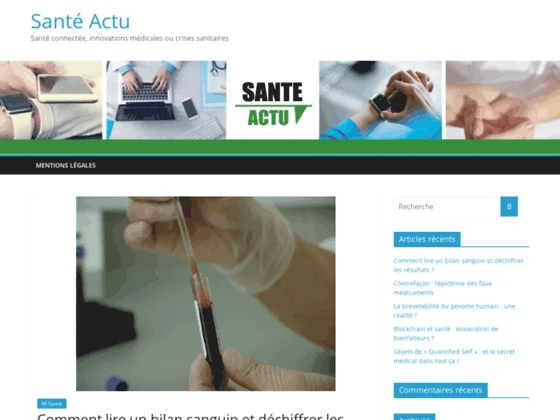Santé Actu : Actualités Santé et Médecine