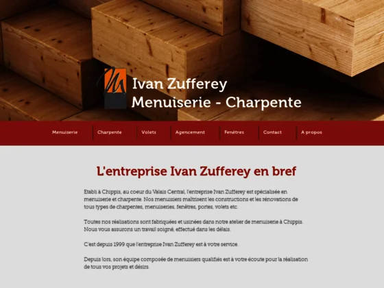 Entreprise de menuiserie charpente Ivan Zufferey dans le Valais