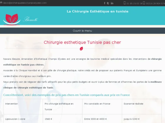 Esthetique des Champs Elysées 