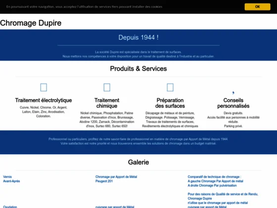Société de traitement de surfaces à Lourdes - SARL Dupire