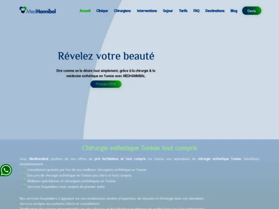 Chirurgie esthetique Tunisie 