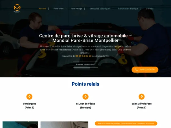 Changement de pare-brise à Montpellier