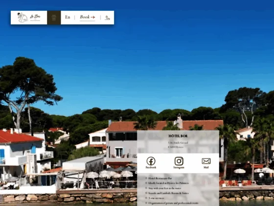 Chambres avec vue mer à Hyères les Palmiers