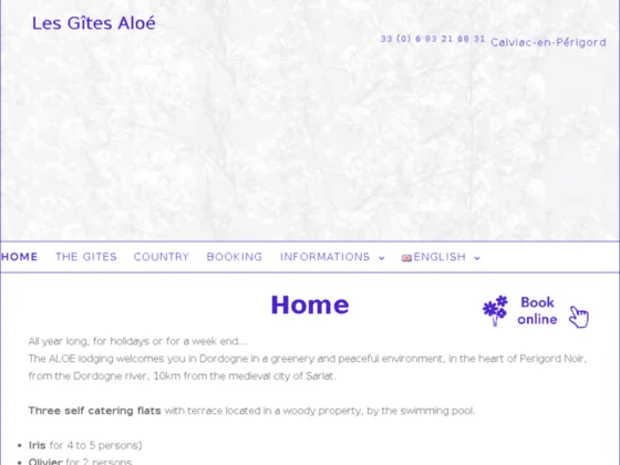 Gîtes en Dordogne - Les gîtes d'Aloé près de Sarlat