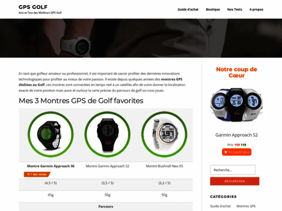 Comparatif des Montres GPS pour le Golf en 2016