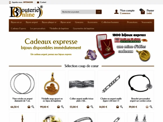 Bijouterie en ligne Yvan de Véchy - Bijoux or