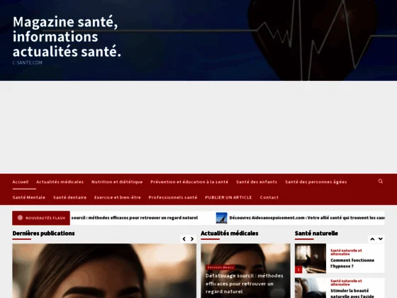 Magazine santé, informations actualités santé.