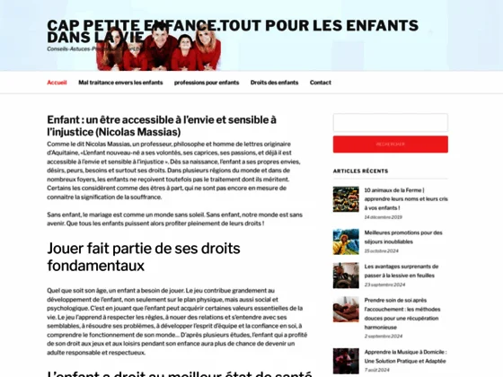 Cap petite enfance.Tout pour les enfants dans la vie