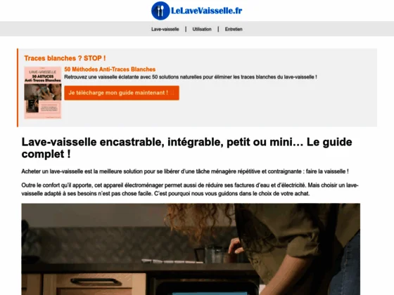 Aide à l'achat d'un lave-vaisselle