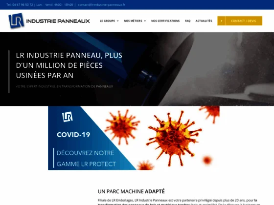 Fabrication de panneaux bois