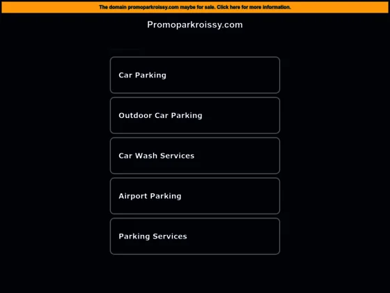 Promo Park Roissy : votre parking près de CDG