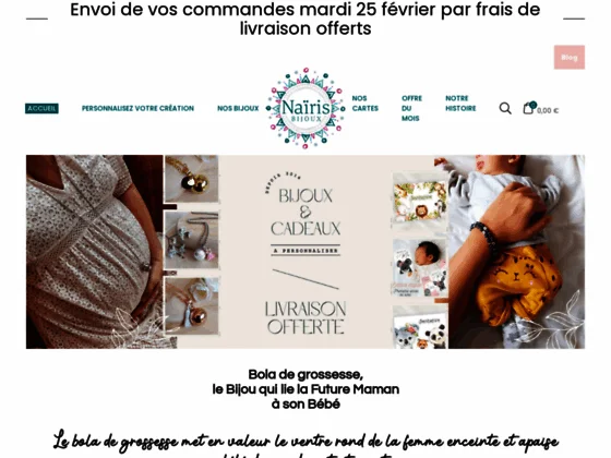 Bijoux pour femmes enceintes et jeunes mamans : bolas de grossesse, bracelets d'allaitement personna