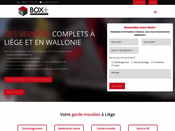 Location de box de stockage sécurisé à Liège