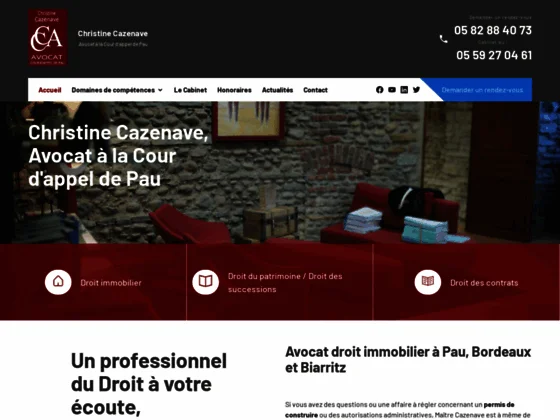  Avocat droit immobilier Biarritz, Avocat à Pau 