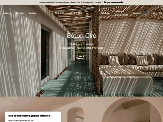 Marius Aurenti - Fabricant de béton ciré et enduits décoratifs