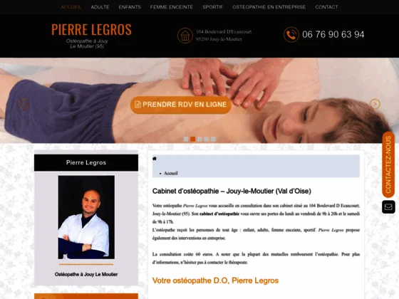 Ostéopathe pour enfant à Jouy-le-Moutier