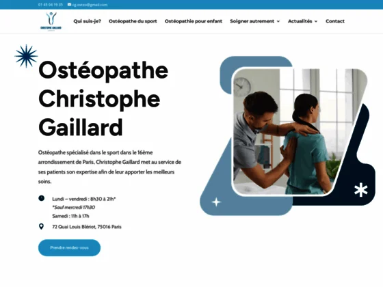 Ostéopathe pour sénior à Paris 16e