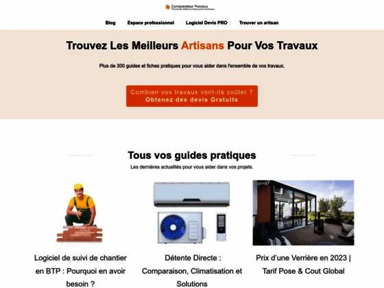 Comparateur Travaux : la solution pour vos travaux