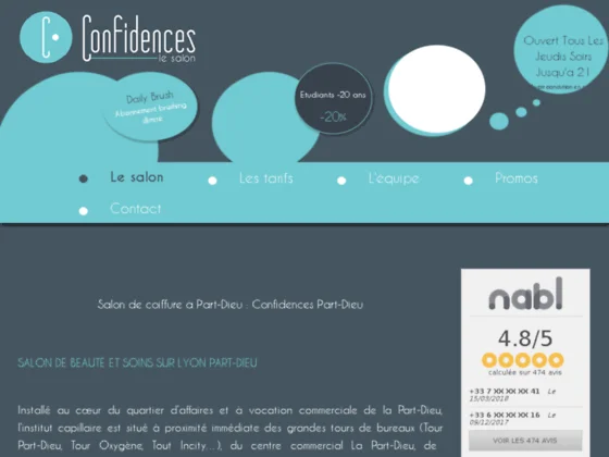 salon de coiffure part-dieu