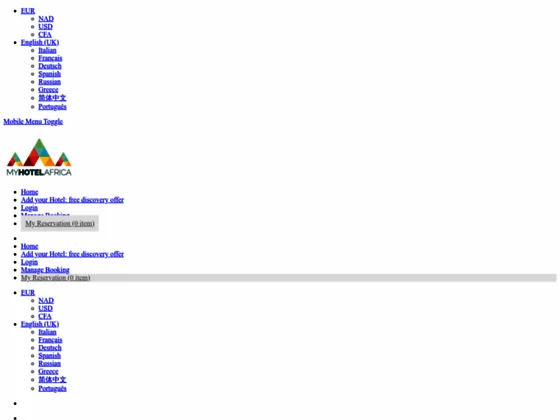 Hotels Afrique du Sud