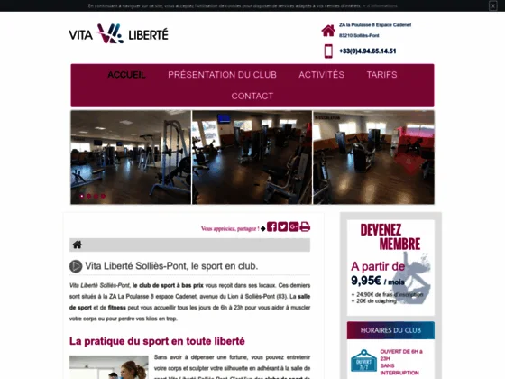 Votre club de sport à bas prix (83210)