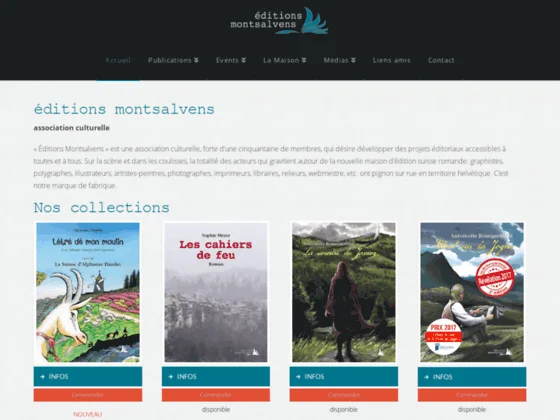 Editions Montsalvens en Suisse
