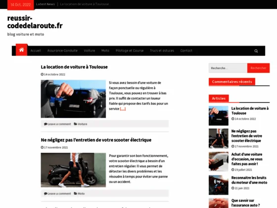 Code de la route, des tests en ligne