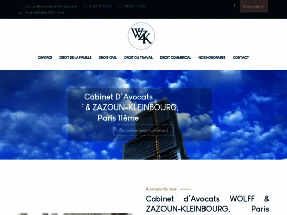 Cabinet d'avocaten divorce à Paris 11eme