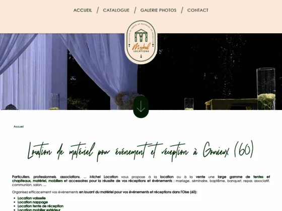 Location vaisselle, mobilier pour événements - Gouvieux (60)