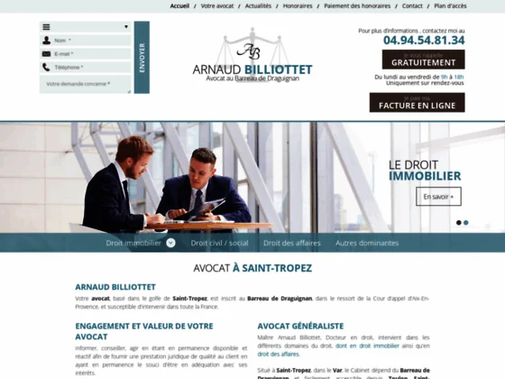  Avocat droit immobilier Saint Tropez 