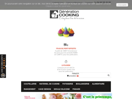 Site officiel generationcooking.com