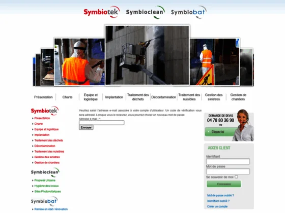 symbiotek symbioclean propreté symbiobat rénovation