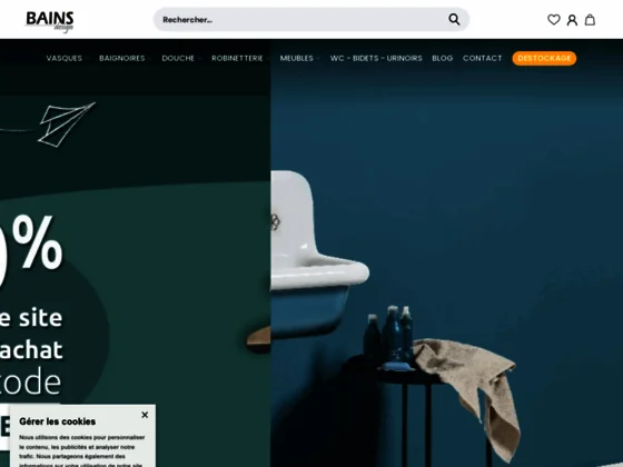 vasque, douches, baignoire avec bains design