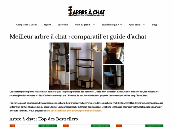 Arbre à chat au bon prix
