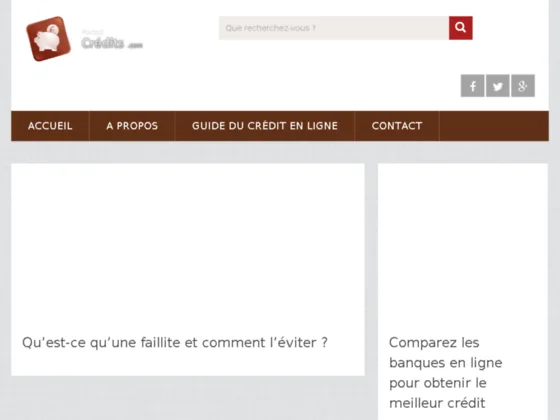 Portail Crédits