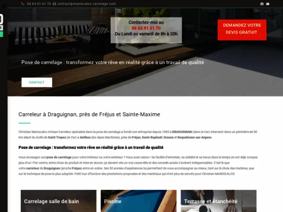  Création douche à l'italienne Draguignan 