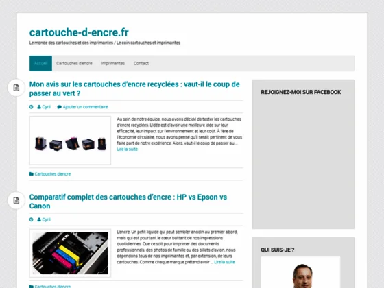 Cartouche d'encre, blog sur les imprimantes