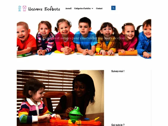 Site de l’entreprise Univers enfants