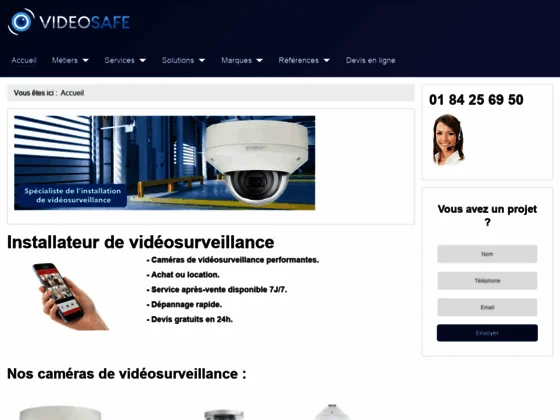 Installateur de caméras de vidéosurveillance en Île-de-France