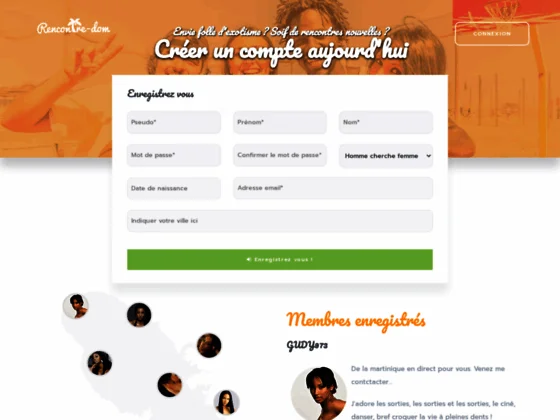 Rencontres dans les DOM/TOM