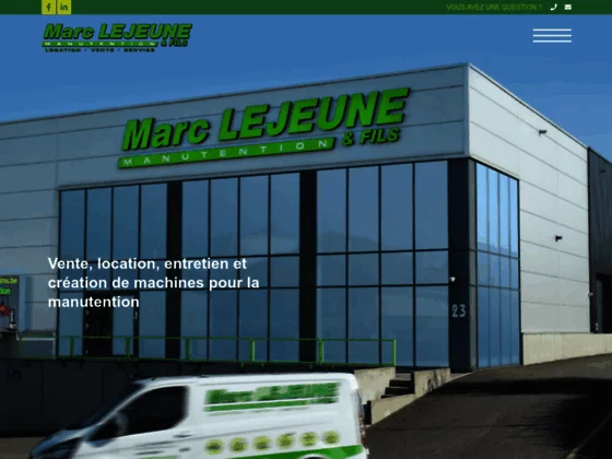 Marc Lejeune manutention: location de machines de manutention