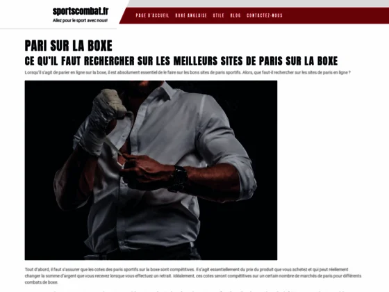 Equipement de boxe et sports de combat