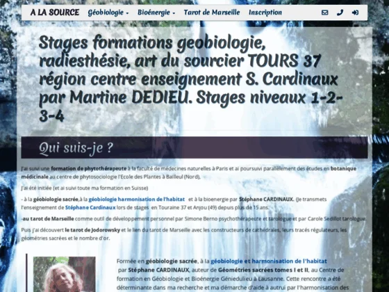 A la Source - Formation de géobiologue et radiesthésiste à Tour