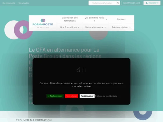 Recrutement de la poste