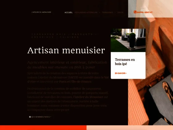 Menuisier dans le Val d'Oise