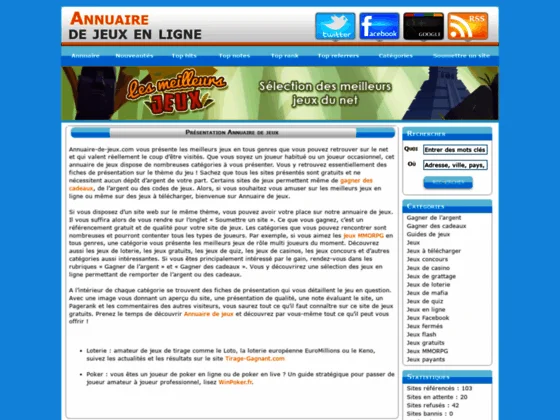 Annuaide de jeux
