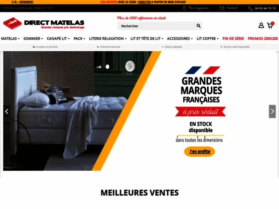 http://www.direct-matelas.fr