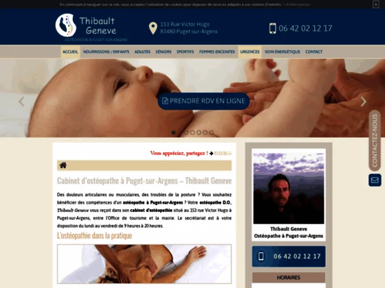 Cabinet d’ostéopathie à Puget-sur-Argens