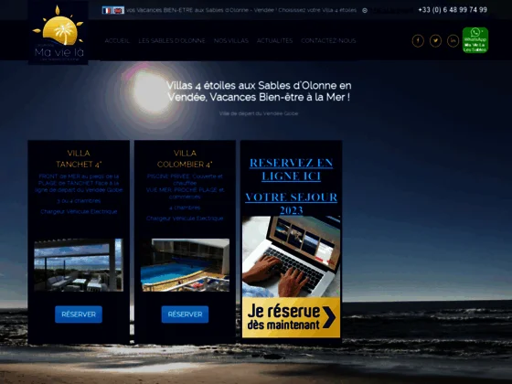 Location villa Vendée