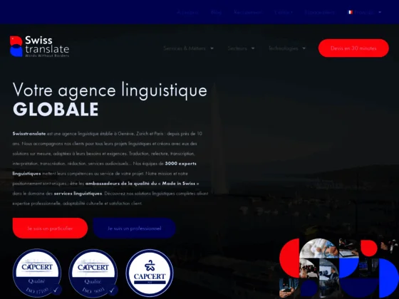 Agence Swisstranslate Genève et Zürich